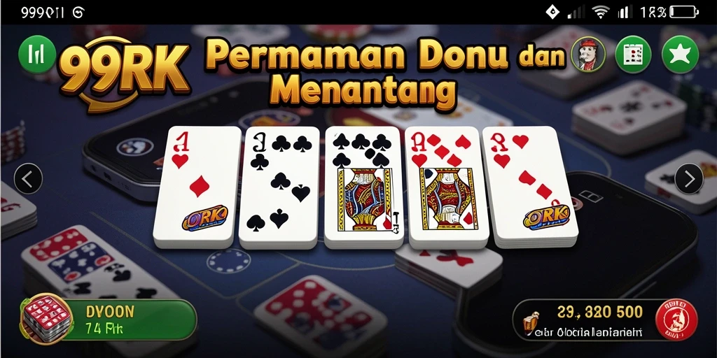 Screenshot utama 99RK yang menunjukkan gameplay seru dan dinamis.