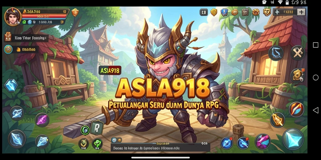 Tampilan menakjubkan dari gameplay RPG di ASIA918.
