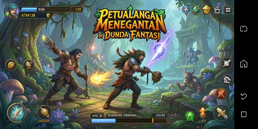 Tampilan gameplay <strong>ATM138</strong> yang penuh aksi dan petualangan.