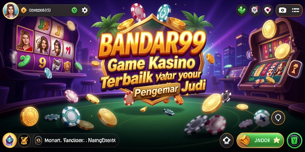 Tampilan menarik gameplay BANDAR99 dengan pengalaman kasino nyata.