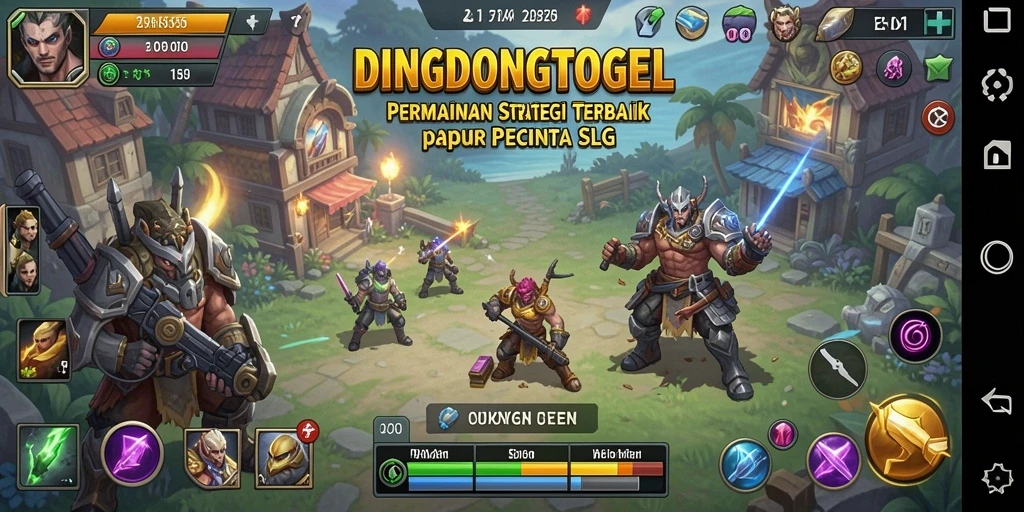 Screenshot gameplay DINGDONGTOGEL menampilkan strategi dan interaksi antar pemain.