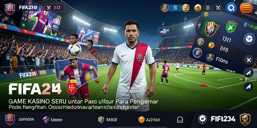 Tampilan gameplay kasino yang menarik di FIFA234.