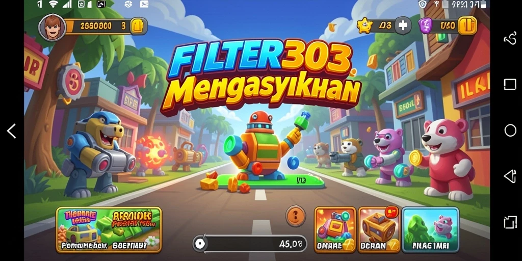 Tangkapan layar gameplay menunjukkan aksi seru FILTER303 saat bermain.