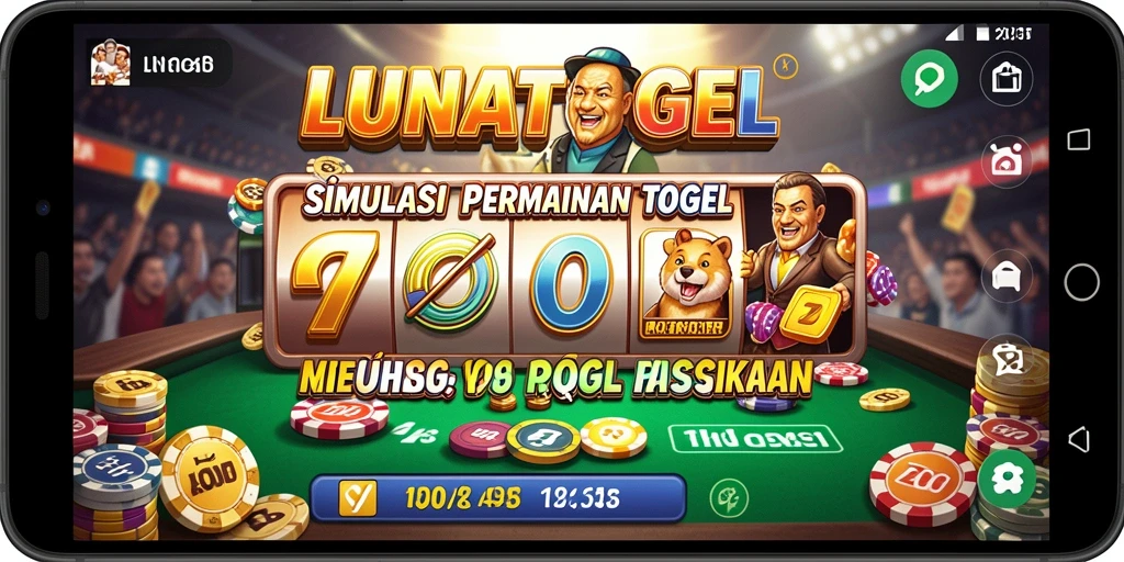 Tampilan gameplay LUNATOGEL yang menarik dan interaktif.