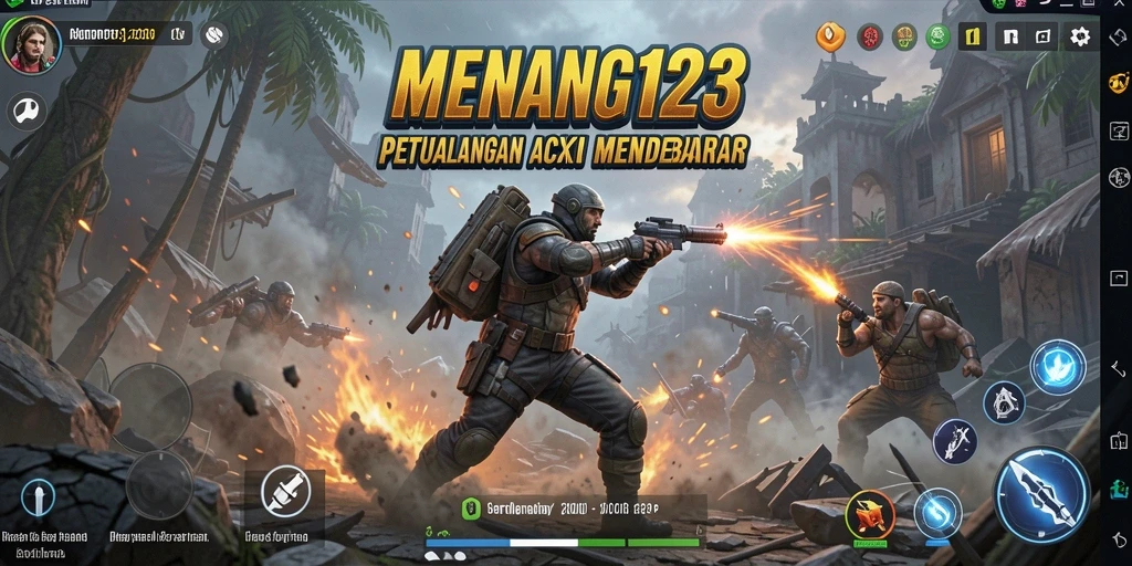 Tampilan gameplay <strong>MENANG123</strong> yang menggugah semangat dengan aksi yang memukau.