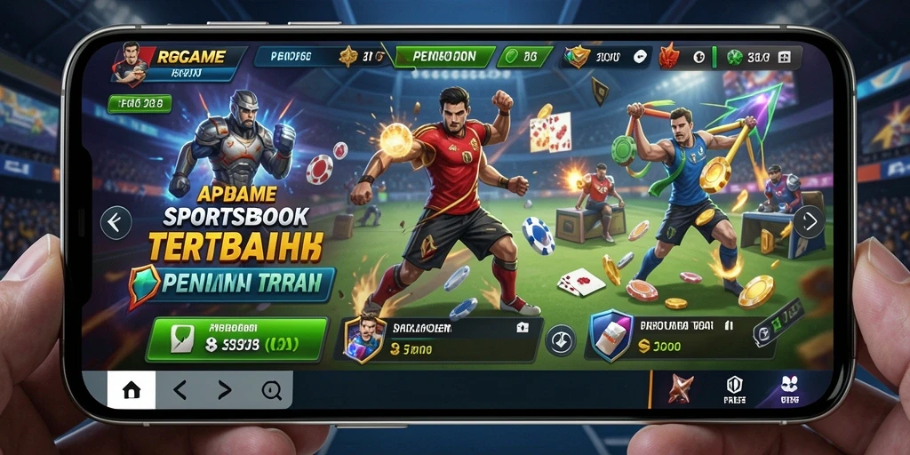 Tampilan menarik RPGAME dengan fitur sportsbook yang lengkap.