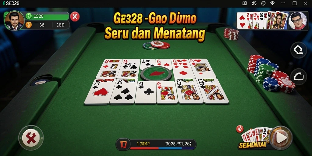 Gameplay seru SE328 dengan variasi permainan Domino yang menarik.