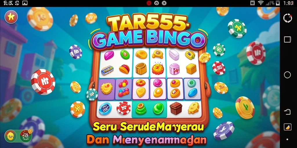 Tampilan gameplay TAR555 dengan suasana Bingo yang seru.