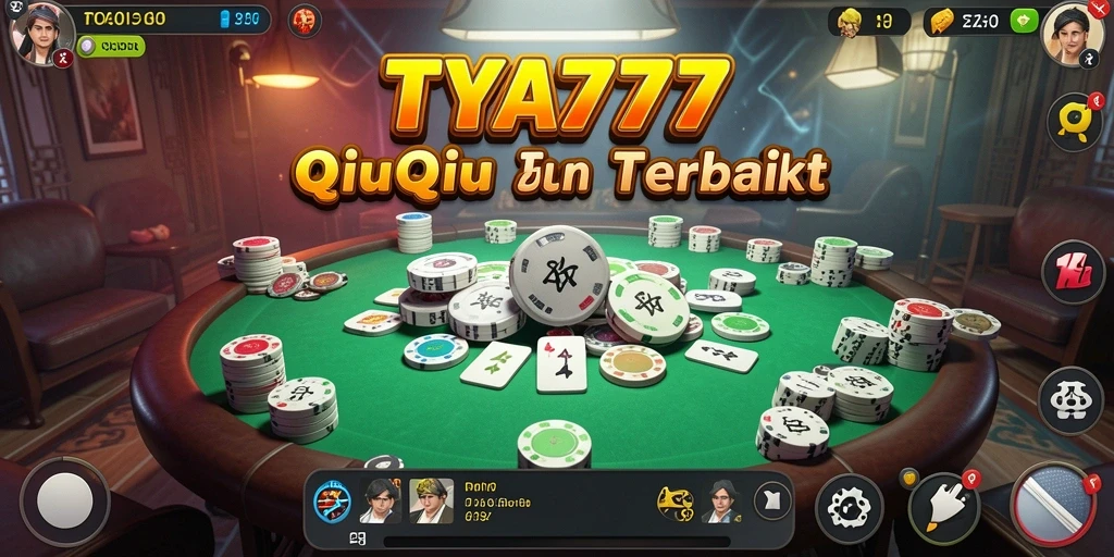 Tampilan gameplay seru di TYA777 saat bermain QiuQiu.