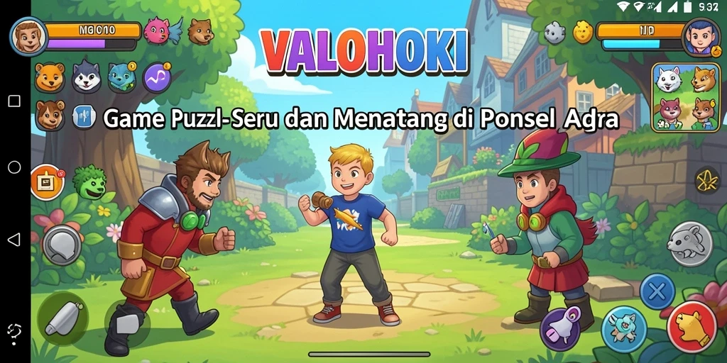 Tangkapan layar gameplay VALOHOKI menampilkan tantangan Puzzle yang menarik dan seru.
