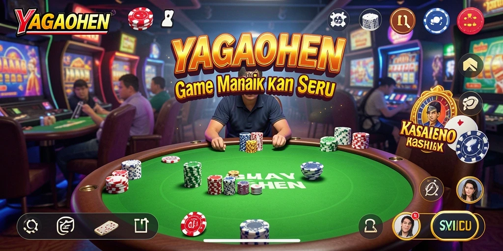 Tampilan gameplay YAGAOHEN yang menarik dan penuh aksi kasino.